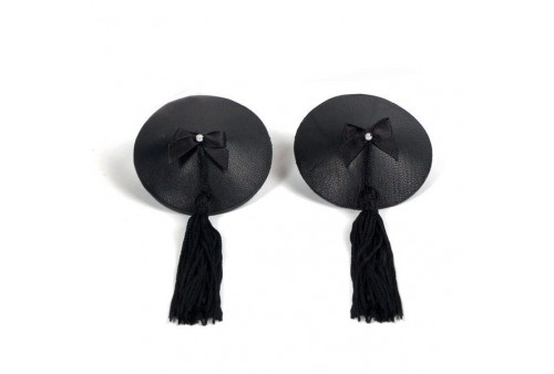 bijoux burlesque cubrepezones negro