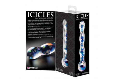 icicles number 8 masajeador de vidrio