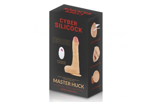 cyber silicock realistico control remoto master huck