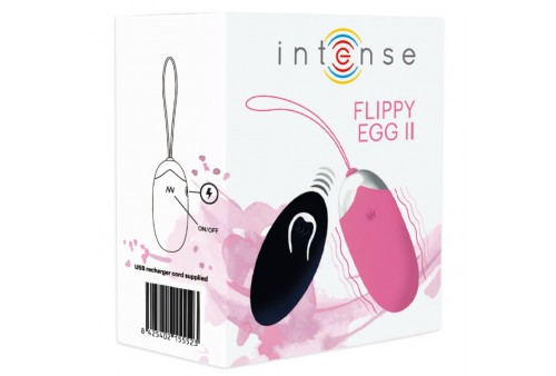 intense flippy ii huevo recargable remoto rosa