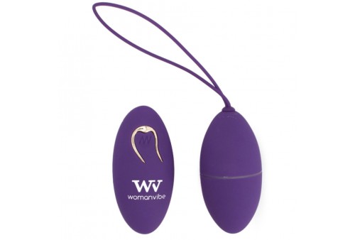 womanvibe alsan huevo control remoto negro silicona purple