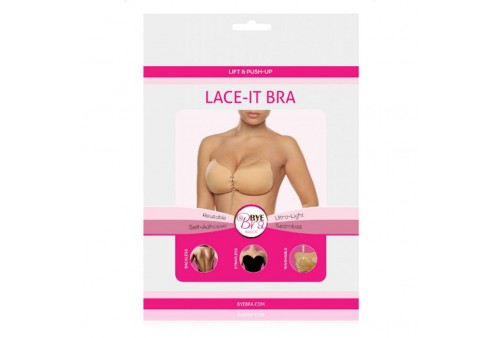 byebra lace it realzador push up cup c natural