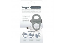 screaming o anillo vibrador recargable yoga gris