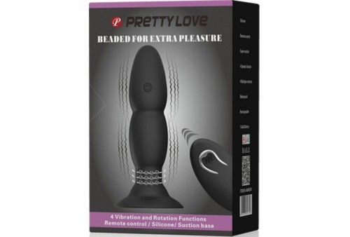 pretty love plug vibrador y rotación por control remoto