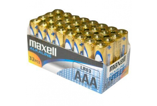 maxell pila alcalina aaa lr03 pack32 pilas