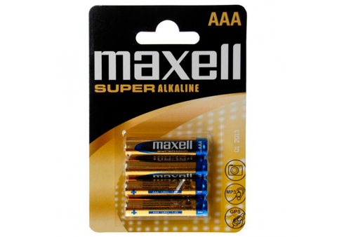 maxell pila super alkaline aaa lr03 blister4