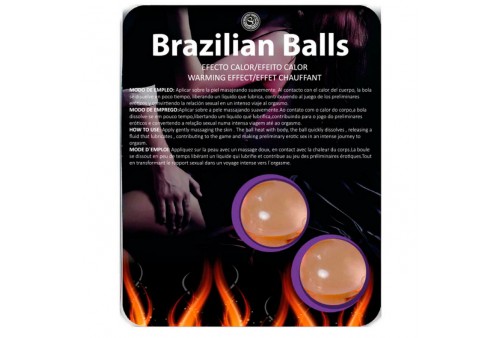 brazilian balls efecto calor 2 unidades