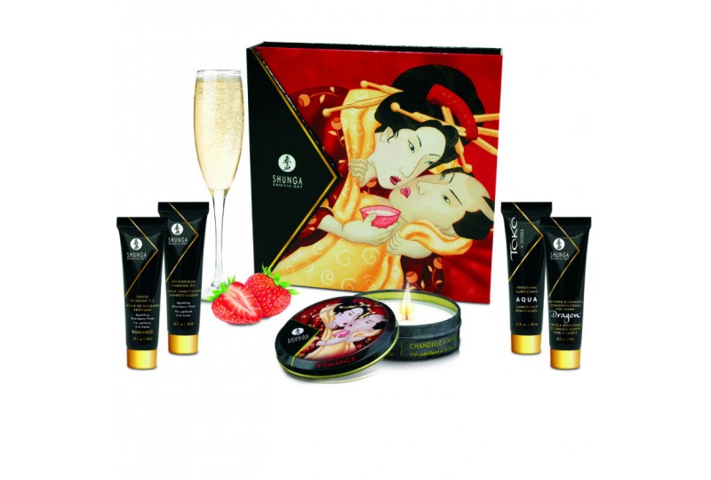 kit secret geisha fresa champagne