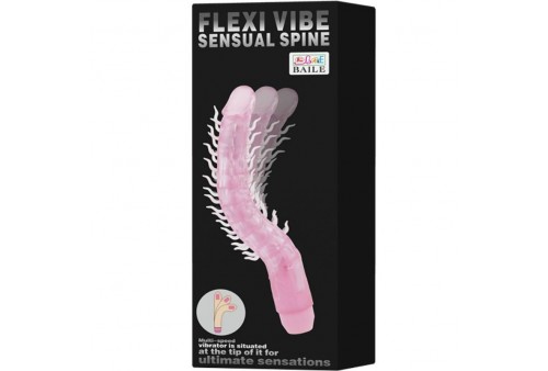 flexi vibe sensual spine bendable vibrating dildo 235 cm