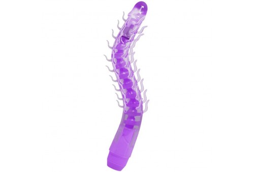 flexi vibe sensual spine bendable vibrating dildo lila 235 cm
