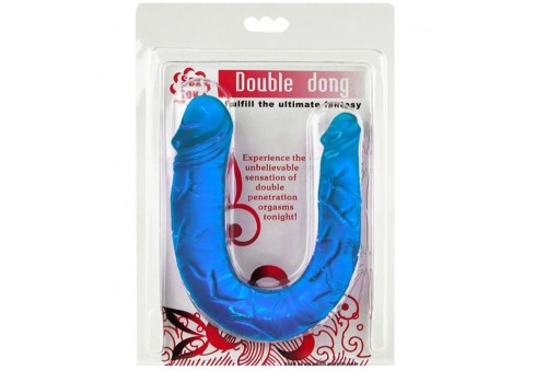 baile double dong dildo doble azul