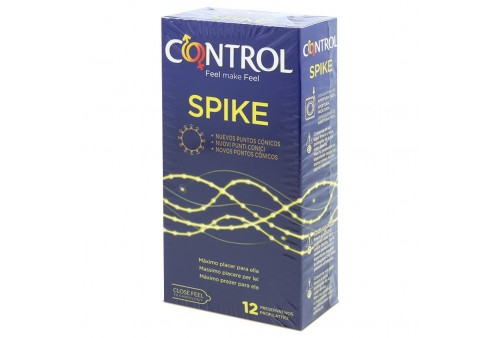 control spike preservativos con puntos conicos 12 unidades