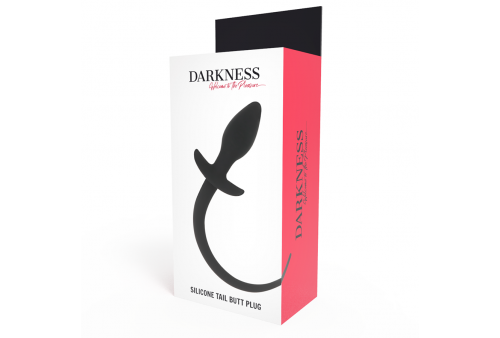 darkness plug anal 28cm silicona negro
