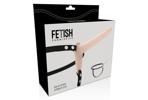 fetish submissive arnés silicona flesh 15cm