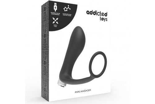addicted toys vibrador prostático recargable negro