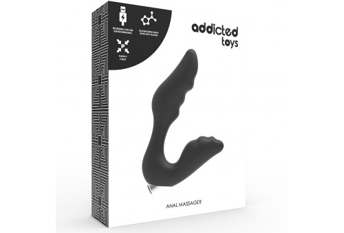 addicted toys vibrador prostático recargable negro