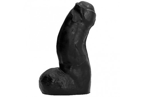 all black realistic dong negro 17cm