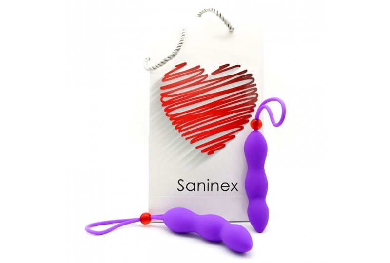 saninex climax plug anal con anillo pene lila
