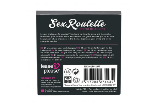 sex roulette love marriage nl de en fr es it pl ru se no