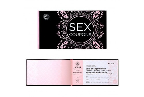 secreplay sex coupons vales de canje sensuales es en