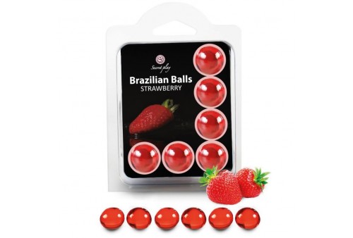 secretplay set 6 brazilian balls fresa