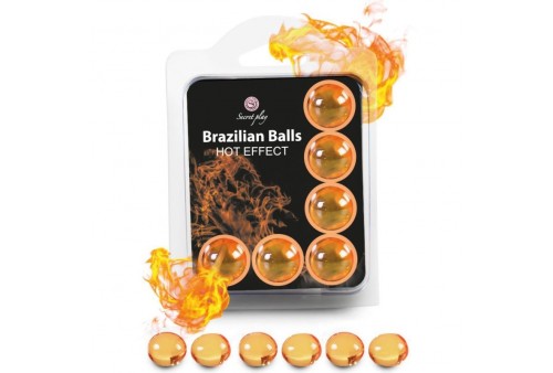 secretplay set 6 brazilian balls efecto calor