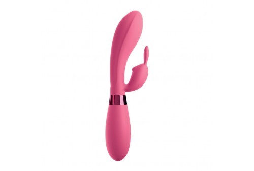 omg selfie silicone vibrator rabbit pink