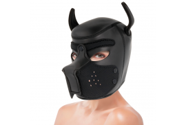 darkness máscara perro de neopreno con hocico extraíble l