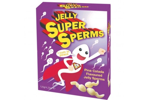 spencerfletwood jelly super sperm gominolas forma esperma 120 gr