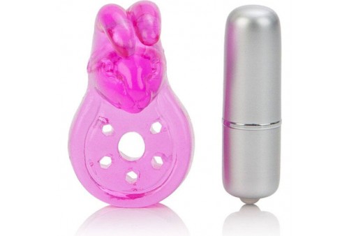 calex micro vibe arouser bunny anillo vibrador rosa