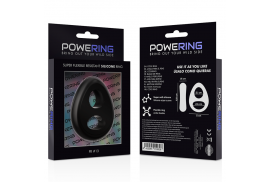 powering super flexible y resistente anillo pene y testiculos pr13 negro