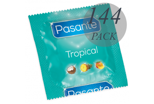 pasante preservativos sabores tropical 144 unidades