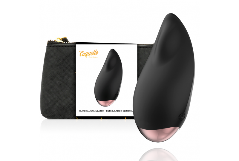 coquette chic desire estimulador clítoris negro gold