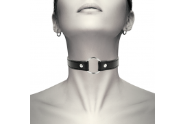 coquette collar cuero vegano accesorio woman