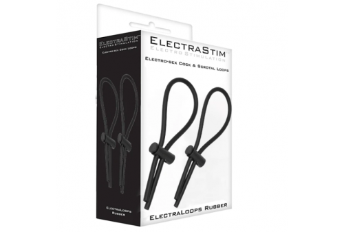 electrastim rubber electro anillo estimulador pene