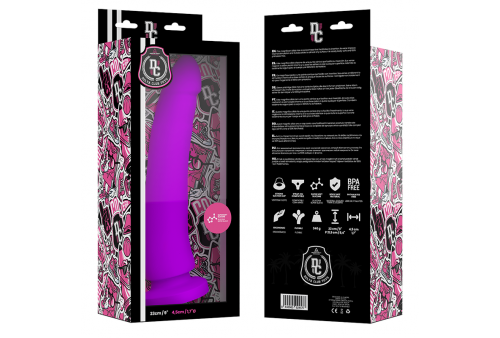 delta club toys dildo lila silicona medica 23 x 45 cm