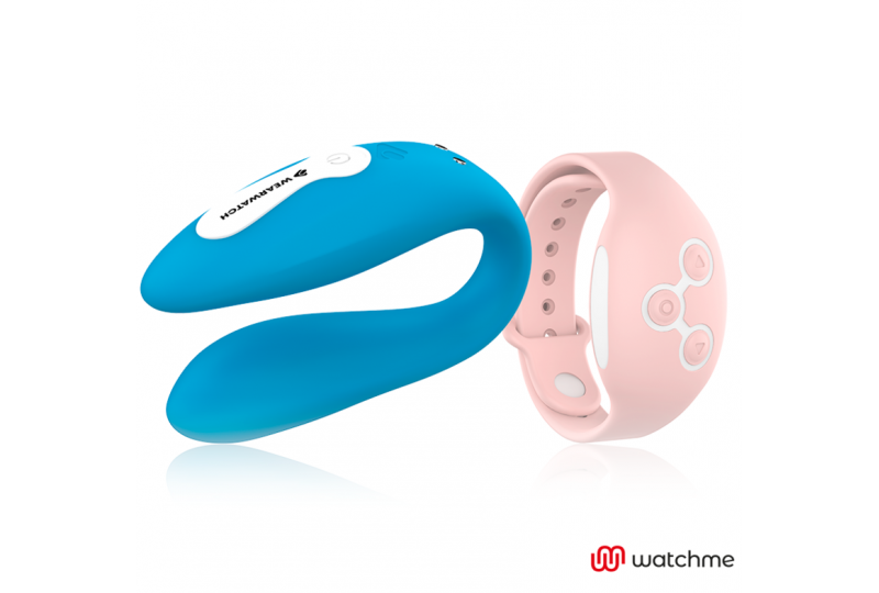 wearwatch vibrador dual technology watchme azul rosa
