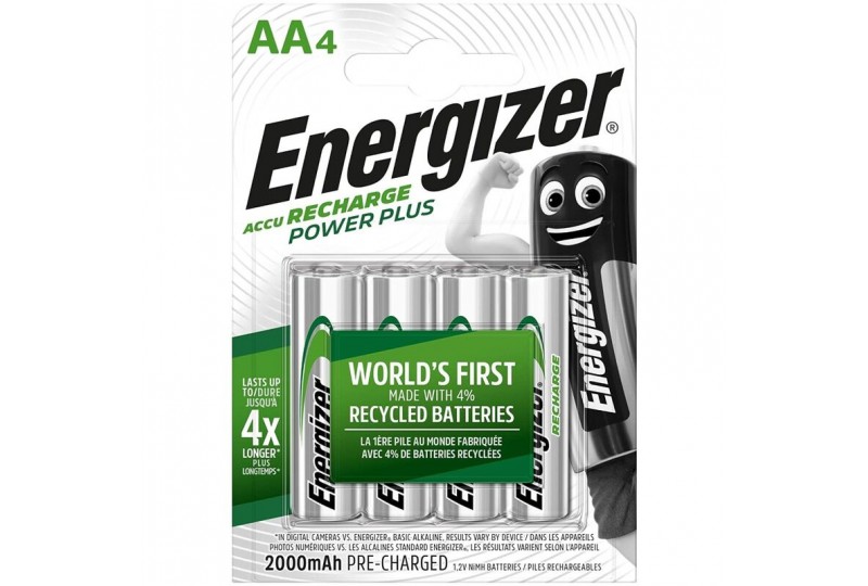 energizer pilas recargables aa4 blister 4