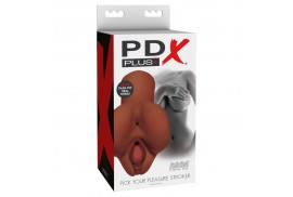 pdx plus pick your pleasure masturbador doble marron