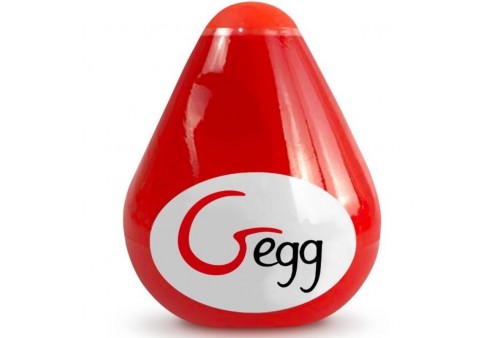 gvibe huevo masturbador texturado reutilizable rojo
