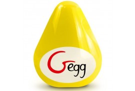 gvibe huevo masturbador texturado reutilizable amarillo