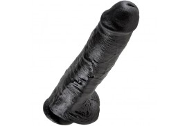 king cock 11 pene realistico negro 28 cm