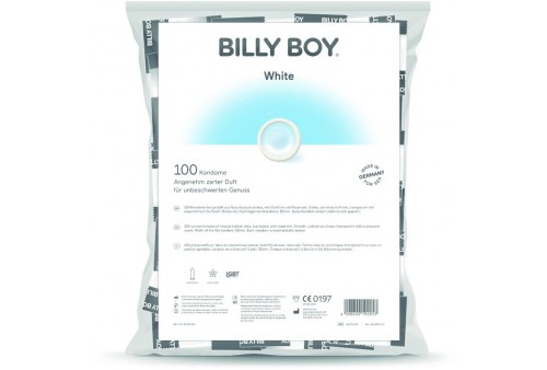 billyboy bolsa preservativos blancos 100 unidades