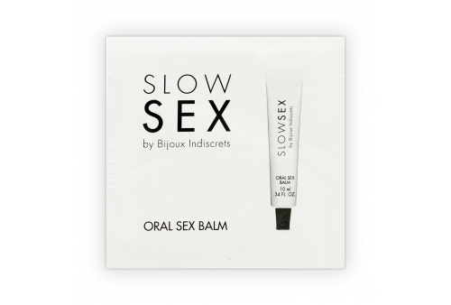 slow sex balsamo para sexo oral monodosis