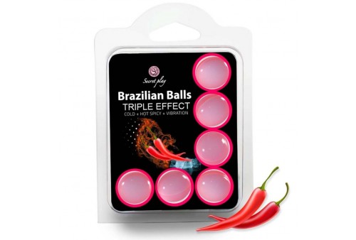 secret play set 6 brazilian balls triple efecto