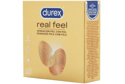 durex real feel preservativos 3 uds