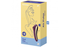 satisfyer dual kiss estimulador clitoris purpura