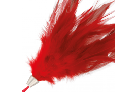 ohmama fetish pluma estimuladora roja 13 cm
