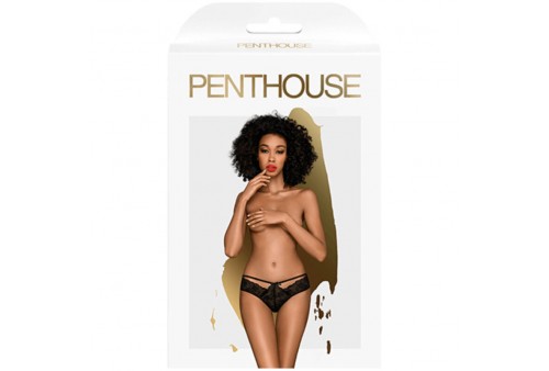 penthouse adore me panties negro s m