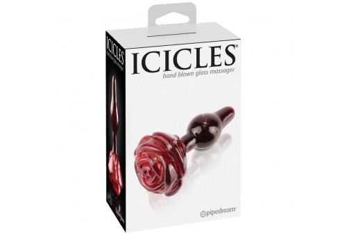 icicles number 76 plug anal vidrio